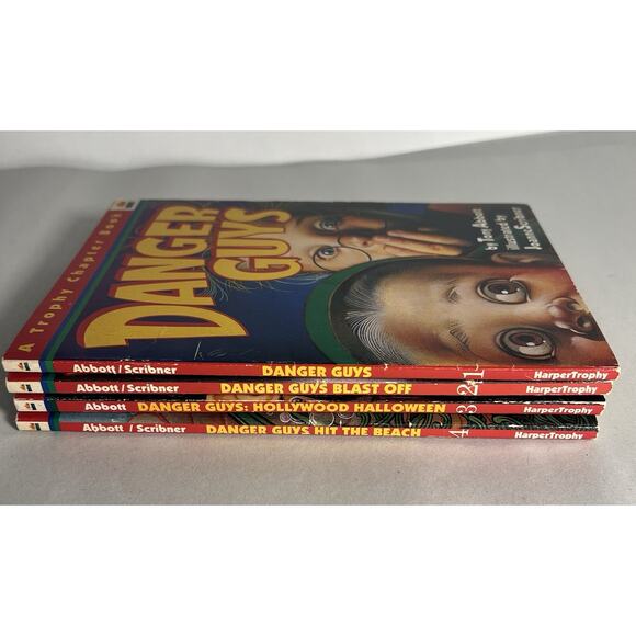 Danger Guys Books 1-4 Holywood Halloween by Abbott, Tony Children Chapter Books - Picture 2 of 9